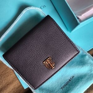 Tiffany & Co. Black Leather Wallet